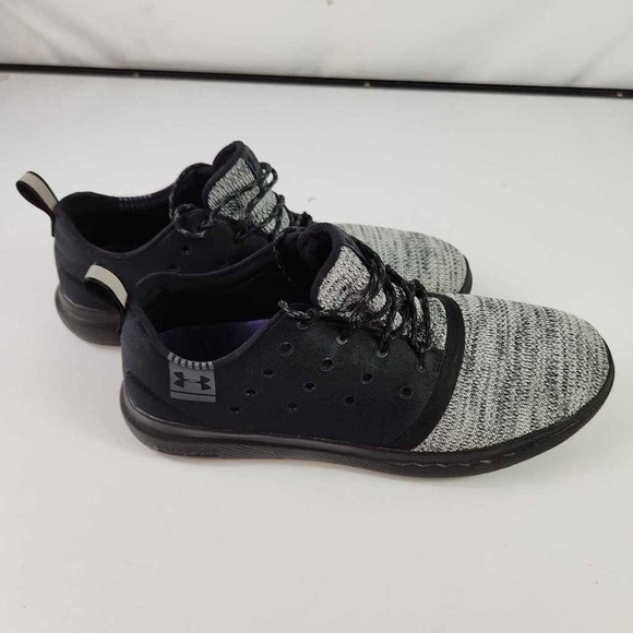 Under Armour Womens Charged Running Shoes Black 1288348002 Color Block Knit 9.5 - Picture 3 of 8